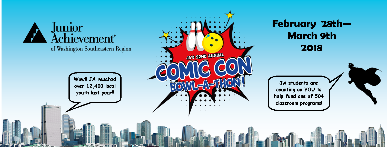 JA Southeastern WA Comic Con Bowl-A-Thon / WRPS